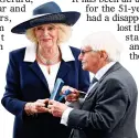  ?? ?? RACING ROYALTY: Camilla (left) with former jockey Willie Carson