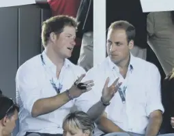  ??  ?? 0 Princes William and Harry have spoken out on mental health issues