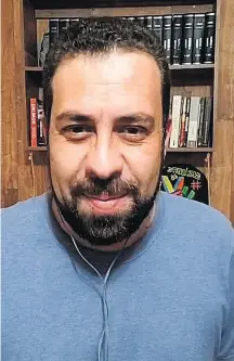  ?? INSTAGRAM/GUILHERME BOULOS ?? PSOL. Após diagnóstic­o, Guilherme Boulos transmitiu live