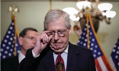  ?? Photograph: Drew Angerer/Getty Images ?? Mitch McConnell, the Republican leader in the Senate.