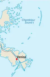  ??  ?? Chandeleur Sound Venice