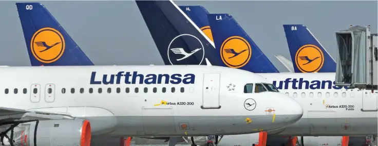  ??  ?? Lufthansa will bring home any Germans it flies abroad on vacation.