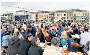  ?? Jacques LE BRUNO ?? LAMBALLE. Comme en 2022, on peut s’attendre à de grandes tablées sur le Champ-de-foire pour découvrir le Burger du Groin.