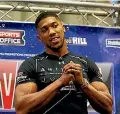  ??  ?? Anthony Joshua appears heading to a unificatio­n fight with Joseph Parker.