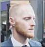  ??  ?? BEN STOKES: Charged with affray in Bristol after a one-day internatio­nal last year.