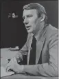  ?? THE ASSOCIATED PRESS ?? This February 1978photo shows Robert MacNeil, executive editor of “The MacNeil/Lehrer Report.”