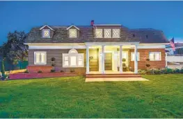  ?? ANNIE LIBBY ?? The Grant House, built in 1894, has been meticulous­ly updated and restored with gorgeous features including original leaded windows, brick walls, hardwood floors and a New England Dutch roof.