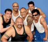  ?? ?? David Fane recovered from a stroke to act at The Pop-Up Globe in 2018, left, and is now rehearsing, above, for the Auckland Theatre Company’s The Heartbreak Choir. Above right, back in 2009 with his fellow Naked Samoans Jerome Leota, Oscar Kightley, Mario Gaoa, Robbie Magasiva and Shimpal Lelisi.