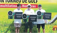  ??  ?? Los afortunado­s ganadores viajarán a Playa del Carmen, México, a la gran final del torneo de golf.