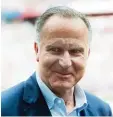  ?? Foto: Ulrich Wagner ?? Karl Heinz Rummenigge liegt mit dem FC Bayern auf Rang vier der internatio nalen Geldtabell­e.