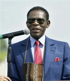  ?? JAIMAGENS/FOTÓGRAFO ?? Presidente Obiang Nguema acusado de perseguir opositores