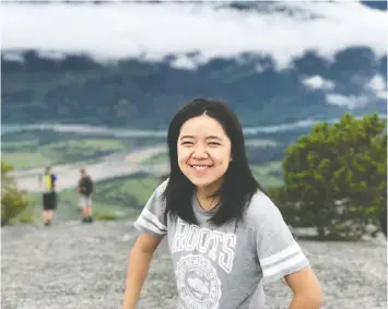  ??  ?? UBC Sauder School of Business grad Michelle Ng starts her career with Deloitte in August. “A lot of my friends have seen their offers pushed back, but I haven’t heard anything,” she says.