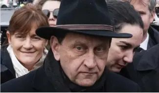  ?? ?? German Ambassador to Russia Alexander Graf Lambsdorff, stands outside the Church of the Icon of the Mother of God Soothe My Sorrows, in Moscow, Russia, Friday, March 1, 2024.