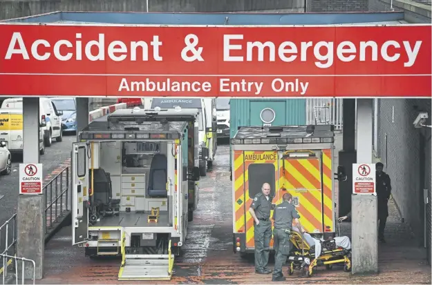  ?? ?? More than 12,000 Scots died before reaching hospital by ambulance last year, according to figures obtained by Scottish Labour