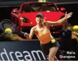  ??  ?? Maria Sharapova