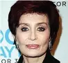  ??  ?? DRAMA Sharon Osbourne