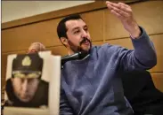  ??  ?? Salvini: An outspoken admirer of Putin