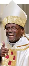  ??  ?? Radical: Bishop Michael Curry is a campaigner