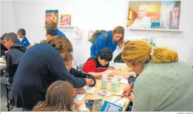  ?? TOMÁS GÓMEZ ?? Una imagen de los talleres en el Centro Cultural Luis Gonzalo.