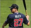  ?? CURTIS COMPTON/ CURTIS. COMPTON@ AJC. COM ?? Infielder Austin Riley returned to the Braves’ lineup Wednesday but has had plenty of work outside of spring games.