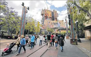  ?? Allen J. Schaben Los Angeles Times ?? GUARDIANS of the Galaxy: Mission Breakout! at Anaheim’s Disney California Adventure, an award winner.