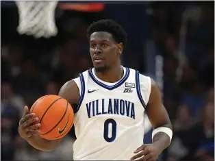  ?? MATT SLOCUM — THE ASSOCIATED PRESS ?? While everybody else was missing shots, Villanova’s TJ Bamba scored nine points in the first 13minutes against Providence Sunday night. He’d finish with nine points, too, but Villanova would finish with a win at the Pavilion.