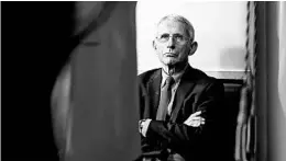  ?? ERIN SCHAFF/THE NEW YORK TIMES ?? Dr. Anthony Fauci said Tuesday that COVID-19 has exposed worrisome racial disparitie­s.