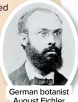  ??  ?? German botanist August Eichler