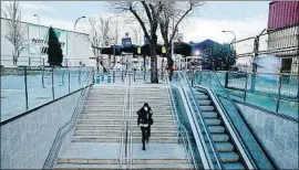  ?? ÀLEX GARCIA ?? La estación de Mercabarna se adentra en un lugar antes lleno de coches