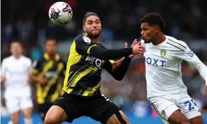  ?? ?? Championsh­ip clubs such as Watford and Leeds will vote on the Premier League’s proposals. Photograph: Tim Markland/PA