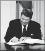  ??  ?? FACT: In 1988, President Reagan signed an FHA bill that put HECM loans into law.