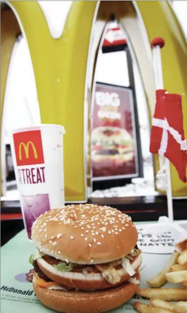  ?? ARKIVFOTO: RENÉ SCHÜTZE ?? En håndfuld danske McDonald’s- restaurant­er har fået kras kritik for brud på hygiejnere­glerne.