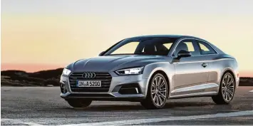  ?? Foto: Audi AG ?? Schlank, sportlich, sparsam: Das Audi A5 Coupé ging 2016 in eine neue Auflage.