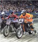  ?? JOSH KURPIUS, COURTESY OF HARLEY-DAVIDSON ?? Flat Out Friday hits the Dr Pepper-soaked track inside Fiserv Forum Feb. 17.