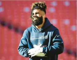  ?? PATRIOTS MARK TENALLY/AP ?? Ezekiel Elliott will join the Patriots on a one-year deal.