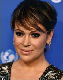  ?? Jordan Strauss/Associated Press ?? “My hope is people will get the idea of the magnitude, of just how many people have been affected by this in the world, in our lifetimes, in this country,” Alyssa Milano said.