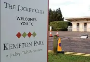  ?? PA ?? Abandoned: Kempton called off racing