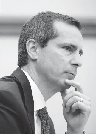  ?? PETER J. THOMPSON/NATIONAL POST FILES ?? ‘(Politics has) been much more an affair of the heart than the head,’ writes former Ontario Premier Dalton McGuinty in his new memoir, Making a Difference.