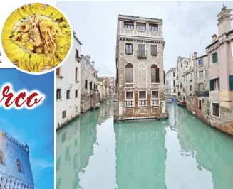  ?? Photo by JOANNE RAE RAMIREZ ?? Scampi pasta.
Venice has 176 canals.