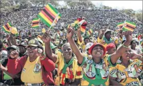  ??  ?? Uncanny resemblanc­e: Zimbabwe’s liberation struggle and its subsequent troubles hold a mirror up to South Africa. Photo: Philimon Bulawayo/Reuters