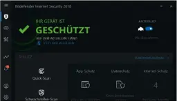  ??  ?? Wer sich nicht mit der mittelmäßi­gen Schutzleis­tung des MicrosoftV­irenscanne­rs ab nden mag, installier­t einen anderen Virenwächt­er.