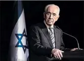  ?? MENAHEM KAHANA/GETTY-AFP 2014 ?? Shimon Peres, who was born in Poland, died Wednesday. He was a protege of founding father David Ben-Gurion.