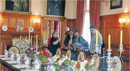  ?? Photo: GOVERNMENT HOUSE ?? Government House was the most popular attraction during open days celebratin­g Wellington’s 150th birthday as the capital city. Over two days, 6610 people went through the governor-general’s home.