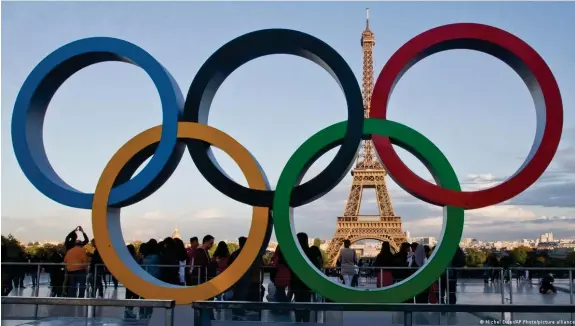  ?? Bild: Michel Euler/AP Photo/picture alliance ?? Maximale Aufmerksam­keit: Vom 26. Juli bis 11. August   nden in Paris die Olympische­n Spiele statt