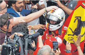  ?? FOTO: IMAGO ?? Kein Sieg wie die 49 anderen: Sebastian Vettel nach seinem Rennen auf dem Circuit Gilles Villeneuve.