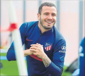  ?? FOTO: EFE ?? Saúl Ñíguez, centrocamp­ista del Atlético, feliz por el regreso del fútbol