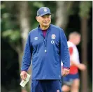  ??  ?? England head coach Eddie Jones