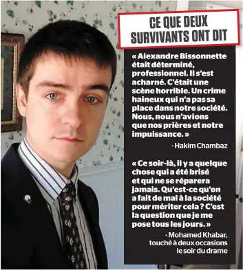  ?? PHOTO D’ARCHIVES, FACEBOOK ?? Alexandre Bissonnett­e risque une peine cumulative de 150 ans de prison pour avoir tué six hommes le 29 janvier 2017, à la grande mosquée de Québec.