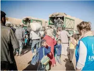  ??  ?? Sheikha Jawaher’s contributi­ons have enabled humanitari­an assistance to reach more than 800,000 refugees.