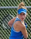  ?? Andrew Rush/Post-Gazette ?? Nicole Kempton is the No. 1 singles player at South Park and the 10th-ranked junior in the state.